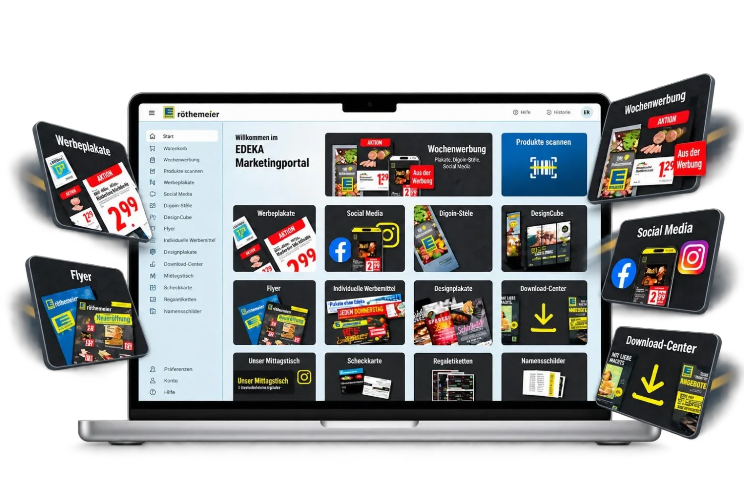 EDEKA Marketingportal auf Basis von catShop